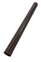 Труба водосточная, сталь, d-100 мм, коричневый, L-1 м, Aquasystem